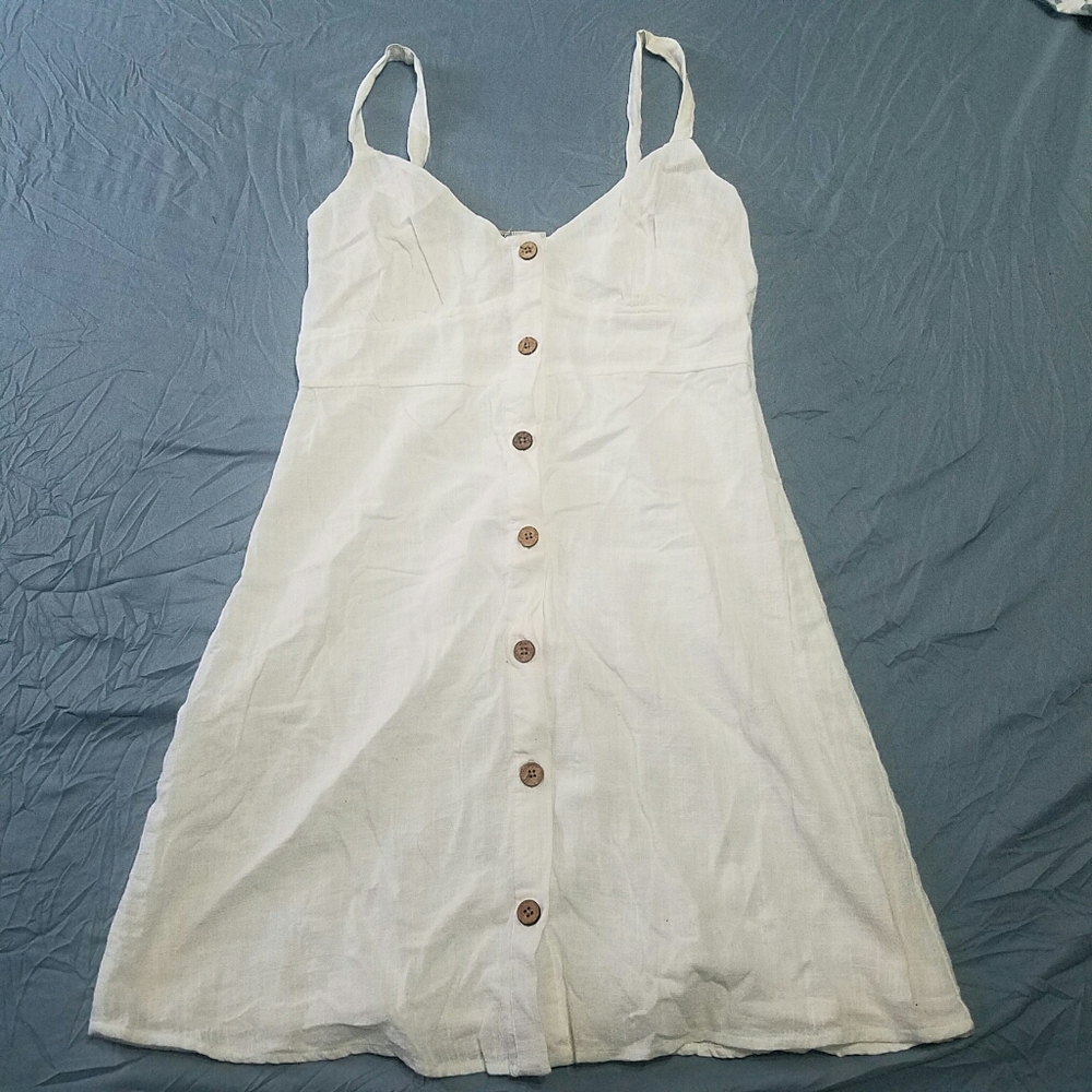 OFF WHITE SHORT SUMMER DRESS